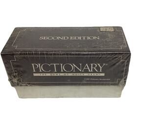 Vintage 1987 Pictionary Game Second Edition Card Set Box 133 New Sealed